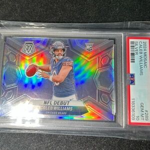 2024 Mosaic Caleb Williams SILVER Prizm PSA 10 ROOKIE Card